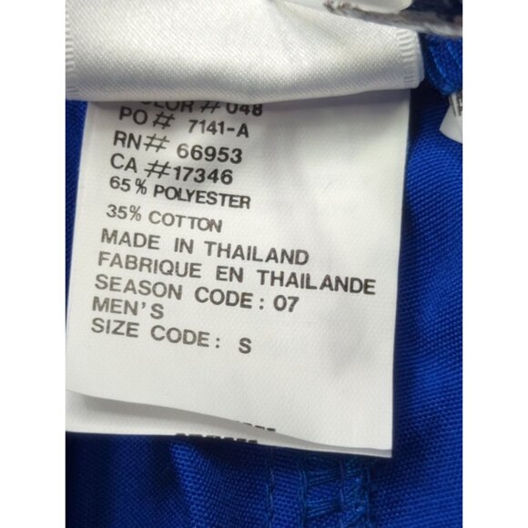 Men’s Small Head Tennis Shorts Blue Vintage Elastic Back NWT Deadstock - Picture 5 of 8